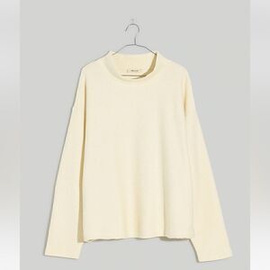 Madewell Plus Funnelneck Drop-Shoulder Top*